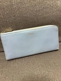 【FURLA】くすみブルー長財布