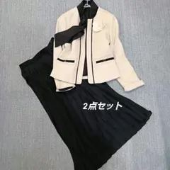 favori他　ペプラムジャケット　スカート　セレモニー　ママスーツ　M