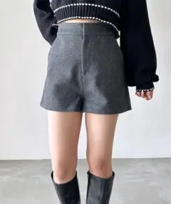 Heather ウールライクショートパンツ