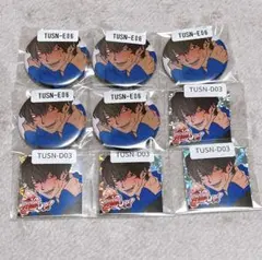 通信さん　ウェブポン　缶バッジ　ステッカー