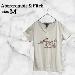 Abercrombie & Fitch【M】Tシャツ 半袖 Vネック 海外古着