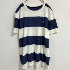 ホリスター 100%コットン ボーダーTシャツ M マストハブコレクション