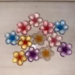 花型ネイルパーツ 12個セット