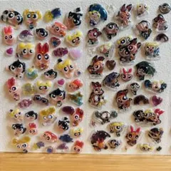 パワーパフガールズ ボンボンドロップシール風 2枚セット 立体 台紙無し