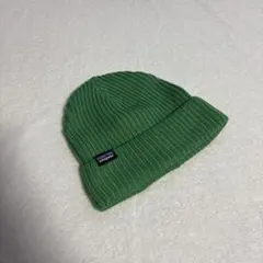 Patagonia グリーン ニット帽