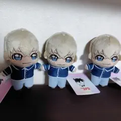 【3点セット】名探偵コナン KIRAMUCCHI ミニぬいぐるみ