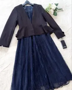 新品ルイルエブティック　ペプラムジャケット＆レースワンピーススーツ