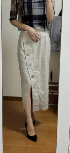 リエンダ　マルチボタンタイトスカート