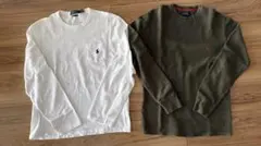 POLO Ralph Lauren ロングTシャツ２枚セット　Mサイズ