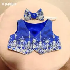 ダッフィー♡ハンドメイド♡ベスト♡蝶タイ♡D40Bのサムネイル