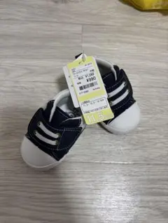 ネイビー ストライプ ベビーシューズ 11.5cm 新品