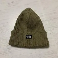 THE NORTH FACE ニット帽 薄手　春夏用オリーブグリーンサイズフリー