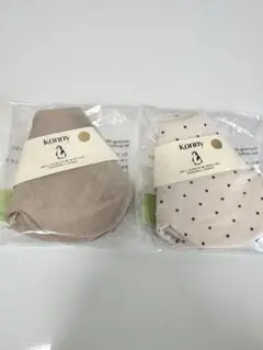 【新品.未開封】♡コニースタイ　２枚セット♡ワインドット　ベージュ♡
