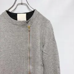 自由区　グレー　ジップコート　MANTECO 38 レディース　ノーカラーのサムネイル