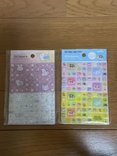 タイルシール　キラキラアニマル　クレヨンしんちゃん　2セット