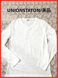 UNIONSTATON/白トップス長袖Ｖネックのサムネイル