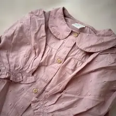 H&M 襟付きピンクシャツ 18M