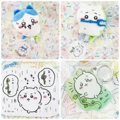 新品3点 ちいかわ　穴に落ちちゃったマスコット　ハチワレ　アクリルキーホルダー