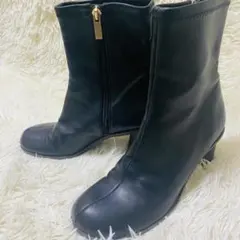LE TALON サイドジップ ブーツ 本革 23cm ブラックのサムネイル