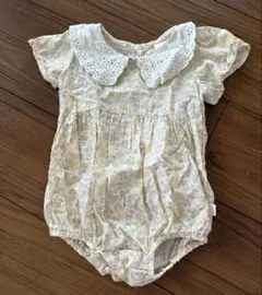 tete a tete 花柄 ロンパース 70cm