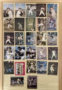 カルビー プロ野球カード 柴田勲 1970年代 まとめ売り 27枚