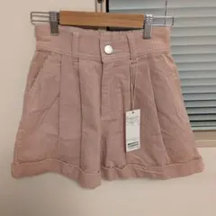 ラブトキ　ピンク コーデュロイ ハーフパンツ M (150)
