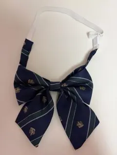 制服　リボン　チェック　緑　紺