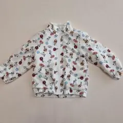 美品　スヌーピー フリースジャケット アウター　100cm ピーナッツ　西松屋