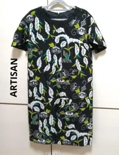 ARTISAN アルチザン　シルクワンピース　サイズ11 日本製のサムネイル