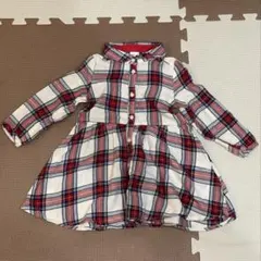 【H&M】クリスマスカラーのワンピース