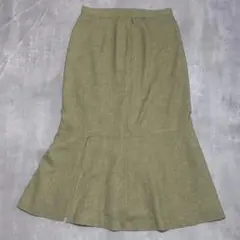 Vintage ロングスカート セミマーメイド スリット きれいめ ノームコアのサムネイル