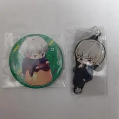 呪術廻戦 狗巻棘 キーホルダーと缶バッジ 2点セット