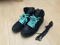 エアジョーダン1 MID オールブラック　29.0