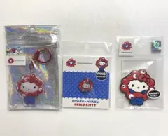 26. 大阪関西万博 ミャクミャク×ハローキティ コラボ3点セット