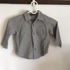 【COMME CA ISM】チェックシャツ 90