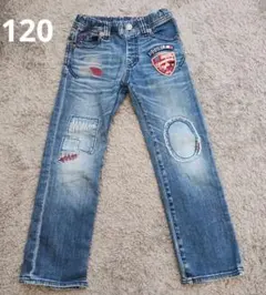 ミキハウス　ダブルB　デニムパンツ　120 ジーパン　ジーンズ