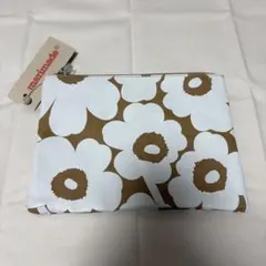 【フィンランド購入】marimekko unikko ポーチ　約A5のサムネイル