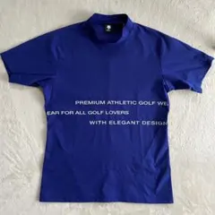 DESCENTE GOLF Mサイズ ゴルフシャツモックネックのサムネイル