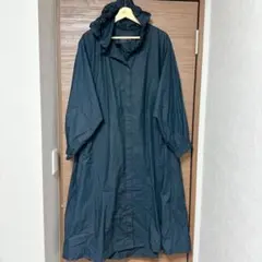 極美品 超人気♪ ミズイロインド バックボアコート ゆったり ダーク
