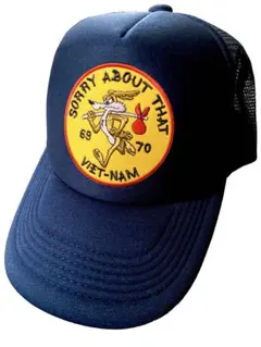 ワイリーコヨーテ SORRY ABOUT THATメッシュキャップ 紺 新品