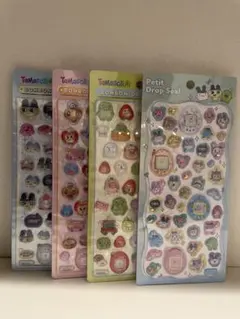 4枚セット　たまごっち ボンボンドロップシール　プチドロップシール