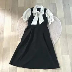 ♡ディアマイラブローズ♡ボウタイレイヤードパフワンピース♡ロリータ♡量産♡地雷♡のサムネイル