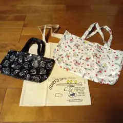 SNOOPY トートバッグ 3点セット