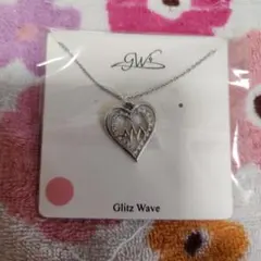 Glitz Wave ハート型 ネックレスのサムネイル