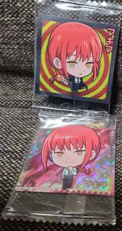 チェンソーマンウエハース　マキマステッカー