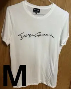 GIORGIO ARMANI ロゴスタッズ Tシャツ ホワイト 46 Ｍのサムネイル