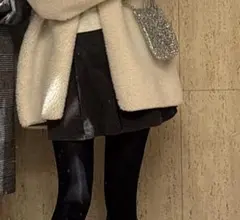 コーデュロイ　キュロットスカート　GU