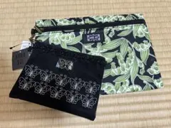 【新品・未使用】ANNA SUI 花柄ポーチセット 大小2点