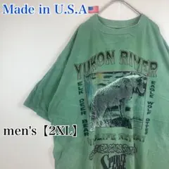 ●T916【アメリカ製】SUN 90s 半袖 Tシャツ men's【2XL相当】