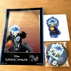 ツイステカフェ　クリアカード　ステッカー　一番くじ　缶バッジ　オルトセット